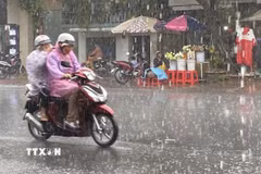 Từ chiều tối 21-24/8, nhiều khu vực mưa lớn, (Ảnh: TTXVN)