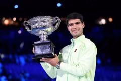Alcaraz lần đầu tiên vô địch Australian Open. (Nguồn: Getty Images)