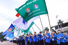 Đoàn Thanh niên - Hội Sinh viên thành phố Hà Nội tổ chức Lễ xuất quân Chiến dịch tình nguyện "Mùa hè xanh" 2026. (Ảnh minh họa: Minh Đức/TTXVN)