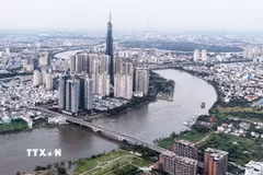 Một góc Thành phố Hồ Chí Minh. (Ảnh: Hồng Đạt/TTXVN)