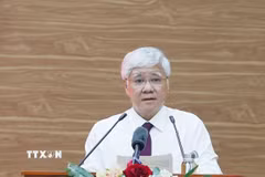 Ông Đỗ Văn Chiến, Ủy viên Bộ Chính trị, Phó Chủ tịch Thường trực Quốc hội, Trưởng đoàn kiểm tra, giám sát của Bộ Chính trị, Ban Bí thư. (Ảnh: Thống Nhất/TTXVN)
