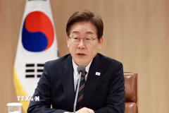 Tổng thống Hàn Quốc Lee Jae Myung. (Ảnh: Yonhap/TTXVN)