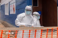 Đợt bùng phát Ebola hiện nay được ghi nhận tại CHDC Congo từ tháng 5 và đã lan sang một số quốc gia châu Phi. (Ảnh minh họa: THX/TTXVN phát)