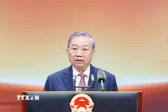 Tổng Bí thư, Chủ tịch nước Tô Lâm phát biểu. (Ảnh: Thống Nhất/TTXVN)