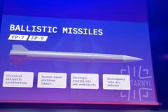 Công ty quốc phòng Fire Point của Ukraine phát triển tên lửa đạn đạo FP-7 và FP-9. (Nguồn: militarnyi)