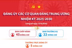 Đảng ủy Các cơ quan Đảng Trung ương nhiệm kỳ 2025-2030