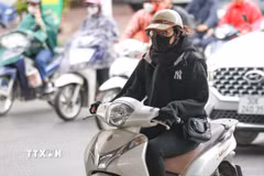 Miền Bắc đón không khí lạnh, mưa dông diện rộng từ đêm 7/5. (Ảnh: Thanh Tùng/TTXVN)