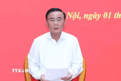 Thường trực Ban Bí thư Trần Cẩm Tú. (Ảnh: Phương Hoa/TTXVN)