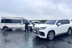 Tạm giữ hình sự tài xế Lexus có dấu hiệu gây rối trật tự công cộng trên cao tốc