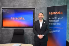 Ông Josh Abbott, Phó Chủ tịch Teradata phụ trách khu vực châu Á – Thái Bình Dương và Nhật Bản trong cuộc họp báo tại Thành phố Hồ Chí Minh. (Ảnh: PV/Vietnam+)