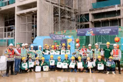 Coteccons Day 2026 được tổ chức tại hơn 100 công trường Coteccons trên toàn quốc. (Ảnh: PV/Vietnam+)