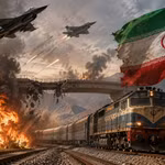 Tuyến đường sắt chiến lược của Iran bị tập kích dữ dội 