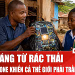 Nhà sáng chế Sierra Leone làm cặp phát sáng từ rác thải tái chế