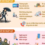 Hướng dẫn đảm bảo an toàn khi có ngập lụt tại đô thị 