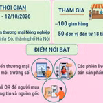 Hội chợ làng nghề Việt Nam 2026: Kết nối sản phẩm, văn hóa và du lịch nông thôn