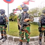Lực lượng an ninh được triển khai tại thủ đô Phnom Penh. (Ảnh minh hoạ: Nguồn Phnompenhpost.com)