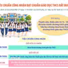 Tiêu chuẩn công nhận đạt chuẩn phổ cập giáo dục mầm non cho trẻ em từ 5-6 tuổi 
