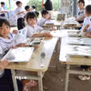 Bữa ăn bán trú của học sinh Trường Tiểu học & THCS Hưng Phước (xã Hưng Phước, thành phố Đồng Nai). (Ảnh: K GỬIH/TTXVN)