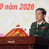 Thượng tướng Nguyễn Văn Gấu, Ủy viên Trung ương Đảng, Thứ trưởng Bộ Quốc. (Ảnh: Thanh Liêm/TTXVN)