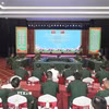 Quang cảnh cuộc Diễn tập liên hợp phòng, chống hoạt động xuất, nhập cảnh trái phép. (Ảnh: TTXVN phát)