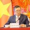 Đại sứ Việt Nam tại Trung Quốc Phạm Thanh Bình phát biểu tại Tọa đàm. (Ảnh: Công Tuyên/TTXVN)
