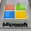 Biểu tượng Microsoft tại New York, Mỹ. (Ảnh: Kyodo/TTXVN)