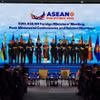 Bộ trưởng Ngoại giao các nước ASEAN dự lễ khai mạc AMM-59, ngày 21/7. (Ảnh: TTXVN phát)