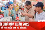 Không khí sắm Tết sôi động tại Hội chợ Mùa Xuân 2026