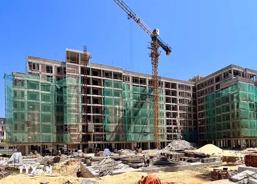 Một dự án nhà ở tại Quảng Trị. (Ảnh: Nguyên Linh/TTXVN)