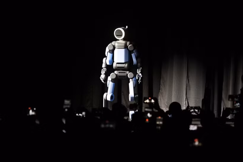 Một robot do Boston Dynamics, đơn vị robot của Hyundai Motor Group tại Mỹ, phát triển. (Ảnh: Yonhap)