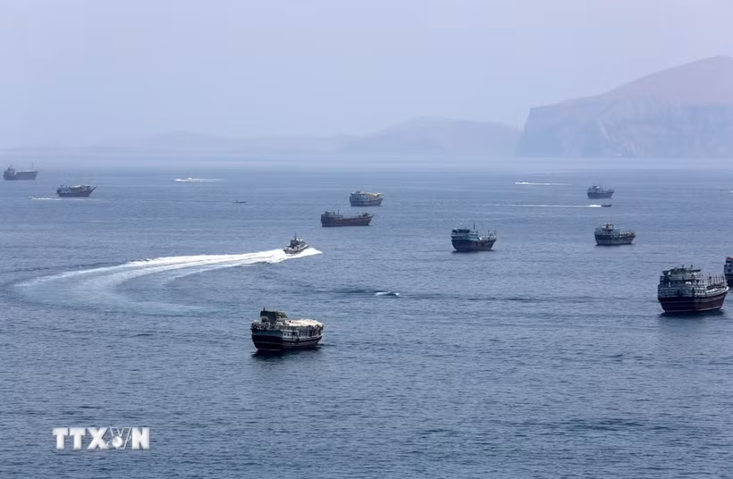 Eo biển Hormuz. (Ảnh: THX/TTXVN)