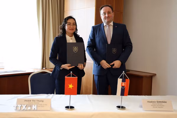 Việt Nam-Slovakia thúc đẩy hợp tác kinh tế, thương mại và đầu tư