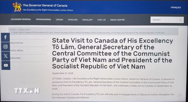 Việt Nam là đối tác quan trọng của Canada ở khu vực Ấn Độ Dương-Thái Bình Dương