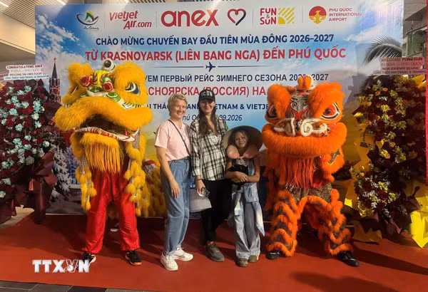 An Giang đón chuyến bay thẳng đầu tiên đưa du khách từ Nga đến Việt Nam