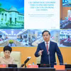 Thống đốc Ngân hàng Nhà nước Phạm Đức Ấn phát biểu kết luận tại Hội nghị. (Ảnh: Vietnam+)