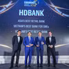 HDBank là ngân hàng đầu tiên của Việt Nam được nhận danh hiệu “Ngân hàng Bán lẻ tốt nhất châu Á 2026” do Tạp chí tài chính quốc tế Euromoney vinh danh. (Ảnh: Vietnam+)