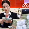 Tăng trưởng tín dụng vượt huy động, ngân hàng chịu sức ép nguồn vốn. (Ảnh: Vietnam+)
