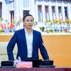Thống đốc Ngân hàng Nhà nước Phạm Đức Ấn phát biểu tại cuộc họp. (Ảnh: Vietnam+)