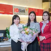 Chị Lê Quang Hạnh Phúc (Thành phố Hồ Chí Minh) đã trở thành chủ nhân của giải thưởng lớn nhất - Sổ tiết kiệm 3 tỷ đồng. (Ảnh: Vietnam+)