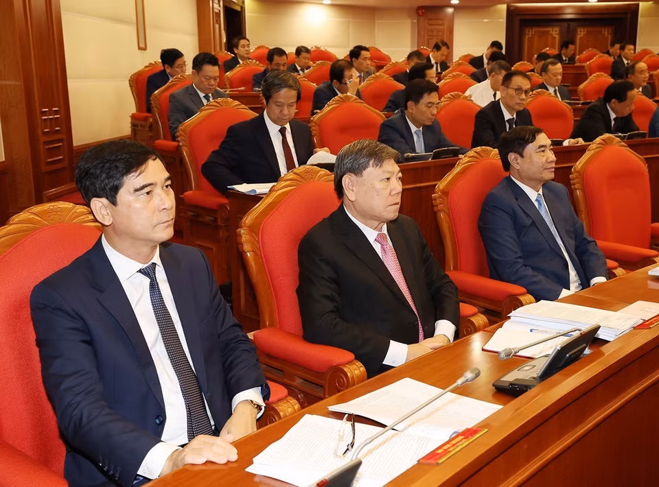 Các đại biểu dự Hội nghị Trung ương lần thứ chín, khóa XIII. (Ảnh: Trí Dũng/TTXVN)