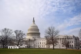 Tòa nhà Quốc hội Mỹ tại Washington D.C. (Ảnh: AFP/TTXVN)