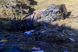 Một vụ tai nạn xe buýt ở Peru. (Ảnh minh họa: NBC News)