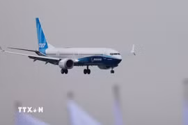 Máy bay của hãng Boeing. (Ảnh: THX/TTXVN)