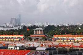 Quang cảnh Lễ kỷ niệm tại Quảng trường Ba Đình sáng 2/9/2025. (Ảnh: Doãn Tấn/TTXVN)