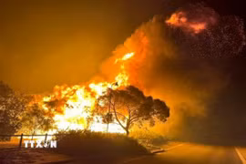 Cháy rừng tại Australia. (Ảnh: AFP/TTXVN)