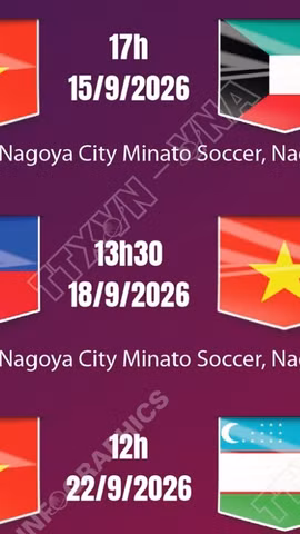 Lịch thi đấu bóng đá nam Việt Nam tại ASIAD 20