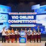Ban tổ chức thực hiện nghi thức phát động chuỗi cuộc thi. (Ảnh: Vietnam+)