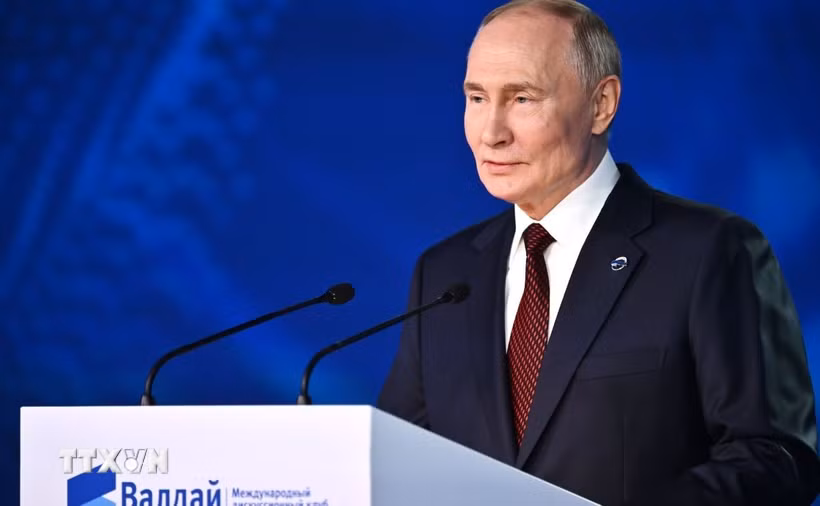 Tổng thống Nga Vladimir Putin. (Ảnh: AA/TTXVN)