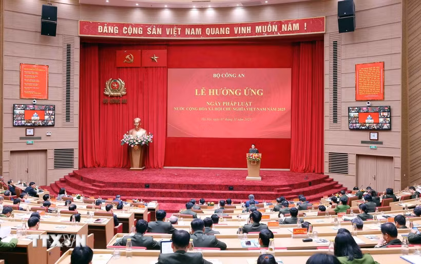 Quang cảnh buổi lễ. (Ảnh: Phạm Kiên/TTXVN)