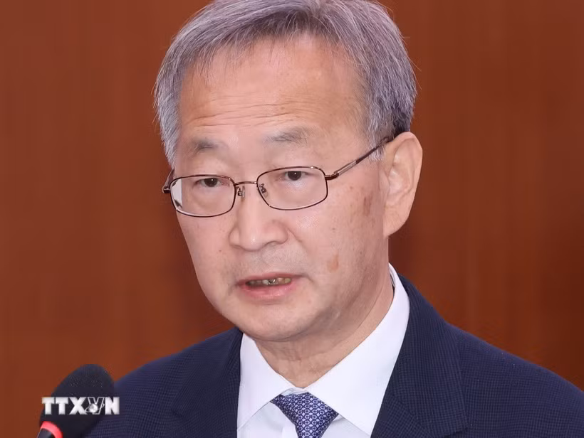 Thứ trưởng Thống nhất Hàn Quốc Kim Nam Jung. (Nguồn: Yonhap/TTXVN)
